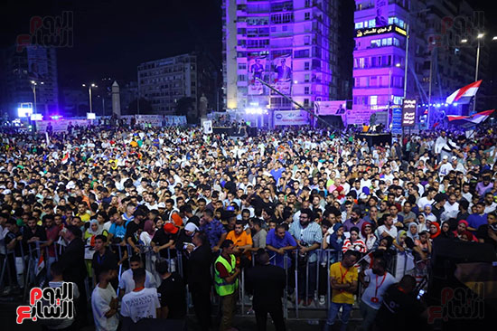 الآلاف يحتشدون فى ميدان الجلاء لمطابة الرئيس السيسي بالترشح لانتخابات الرئاسة