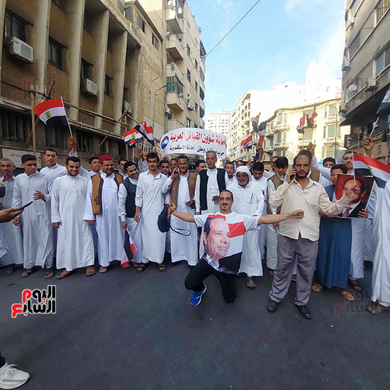 مسيرة-للقبائل-العربية-تصل-ميدان-القائد-إبراهيم--(5)