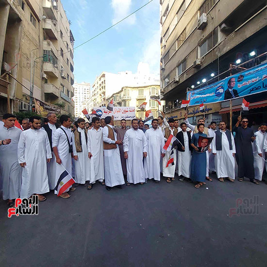 مسيرة-للقبائل-العربية-تصل-ميدان-القائد-إبراهيم--(3)