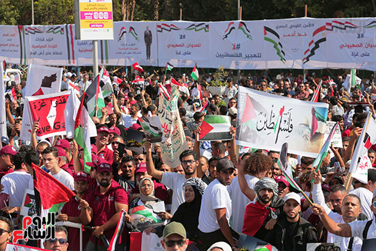 مسيرات المنصة للتضامن مع فلسطين  (1)