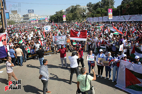 مسيرات المنصة للتضامن مع فلسطين  (3)