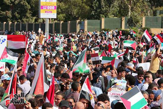 مسيرات المنصة للتضامن مع فلسطين  (10)