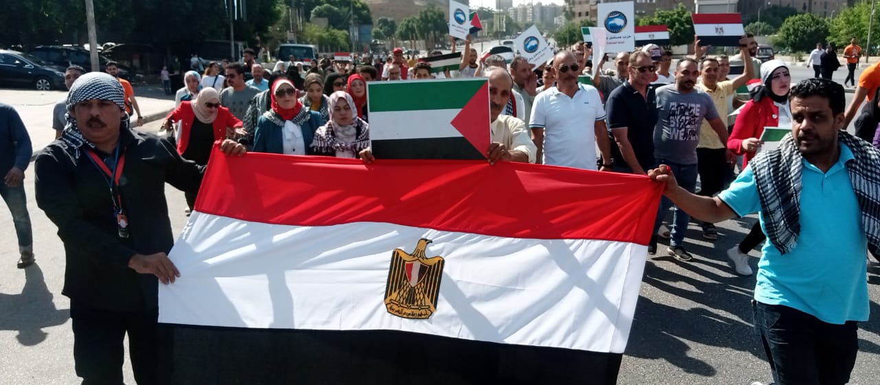 مسيرة لقيادات تعليم القاهرة للتضامن مع فلسطين ورفض التهجير (4)
