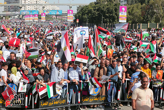 مسيرات المنصة للتضامن مع فلسطين  (2)
