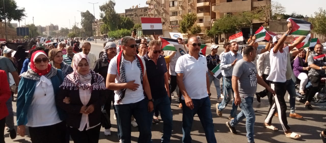 مسيرة لقيادات تعليم القاهرة للتضامن مع فلسطين ورفض التهجير (6)