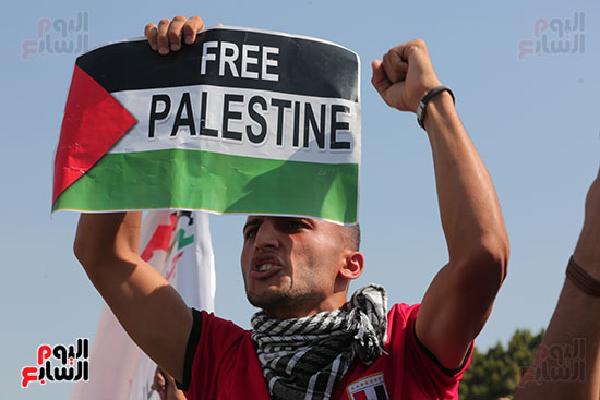 مسيرة المنصة لدعم فلسطين  (6)