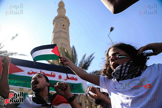 مظاهرات-فلسطين-من-مسجد-الحصري---تصوير-محمد-الحصري-26