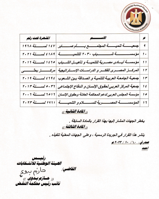 تابع قرار الوطنية للانتخابات