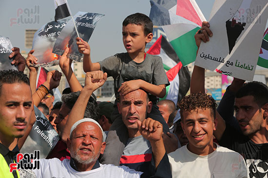 مسيرة المنصة لدعم فلسطين  (7)