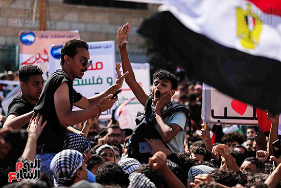 مظاهرات-فلسطين-من-مسجد-الحصري---تصوير-محمد-الحصري-19