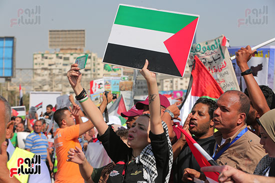 مسيرة المنصة لدعم فلسطين  (5)