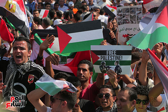 مسيرة المنصة لدعم فلسطين  (2)