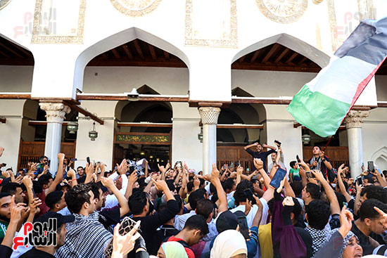 طفلة تهتف دعما للأشقاء فى فلسطين (5)