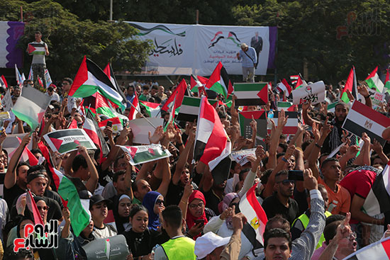 مسيرة المنصة لدعم فلسطين  (19)
