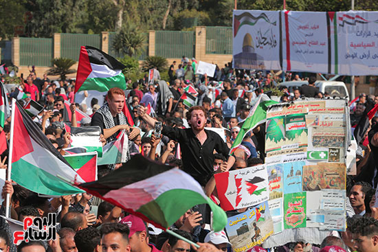 مسيرة المنصة لدعم فلسطين  (22)