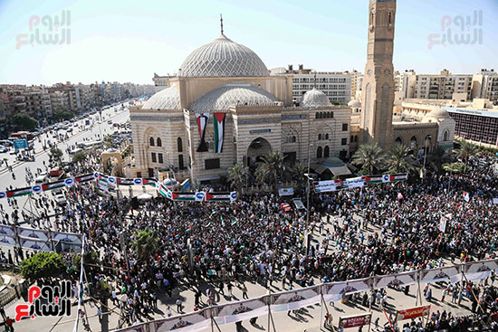 مظاهرات-فلسطين-من-مسجد-الحصري---تصوير-محمد-الحصري-1