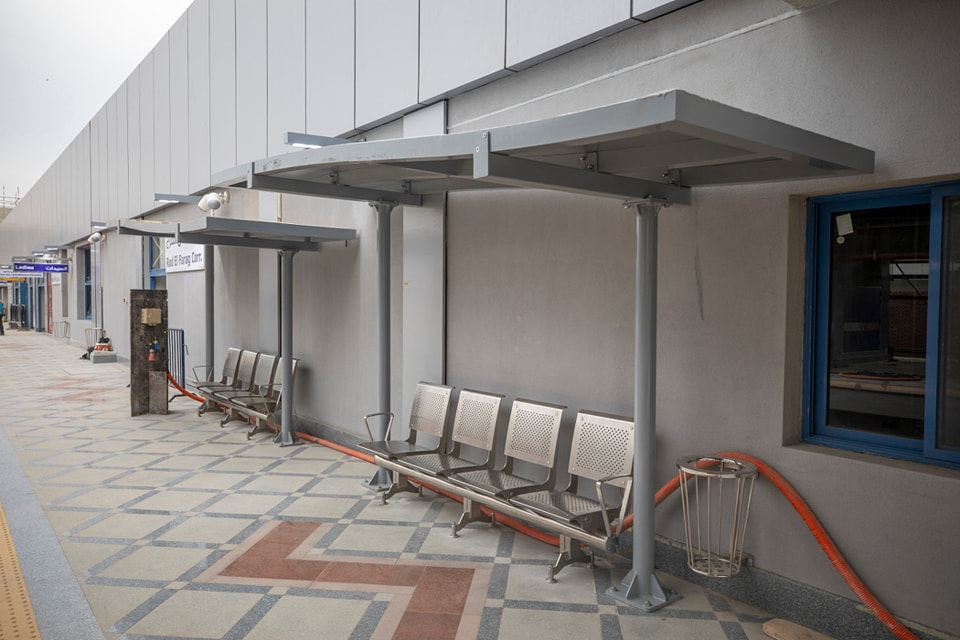  محطة مترو محور روض الفرج تستعد للافتتاح (8)