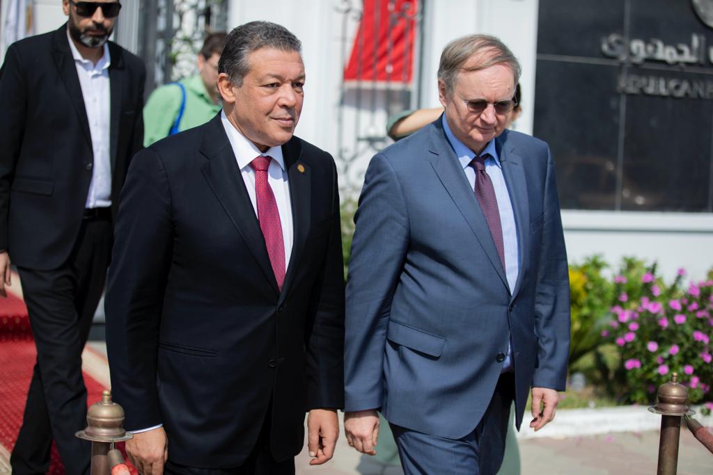 المرشح الرئاسي حازم عمر يستقبل سفير الاتحاد الأوروبي بالقاهرة ل (2)