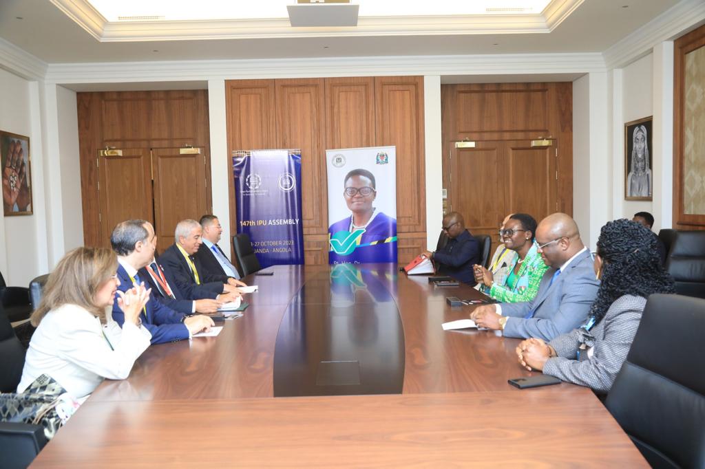 المستشار الدكتور حنفي جبالي يلتقي رئيسة برلمان تنزانيا (5)