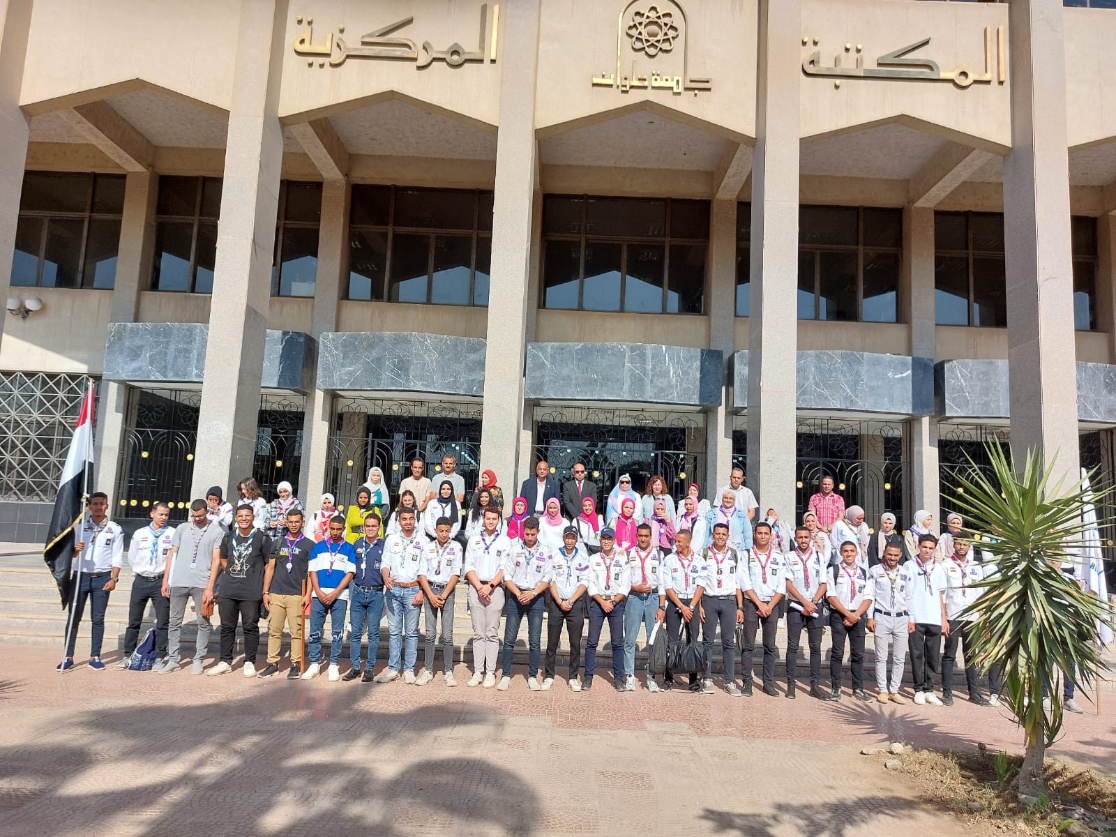 جوالة جامعة حلوان تحتفل باليوبيل الذهبى لانتصارات أكتوبر  (2)