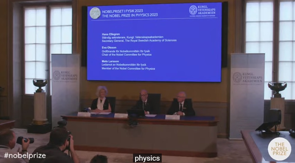 لجنة جائزة نوبل فى الفيزياء 2023