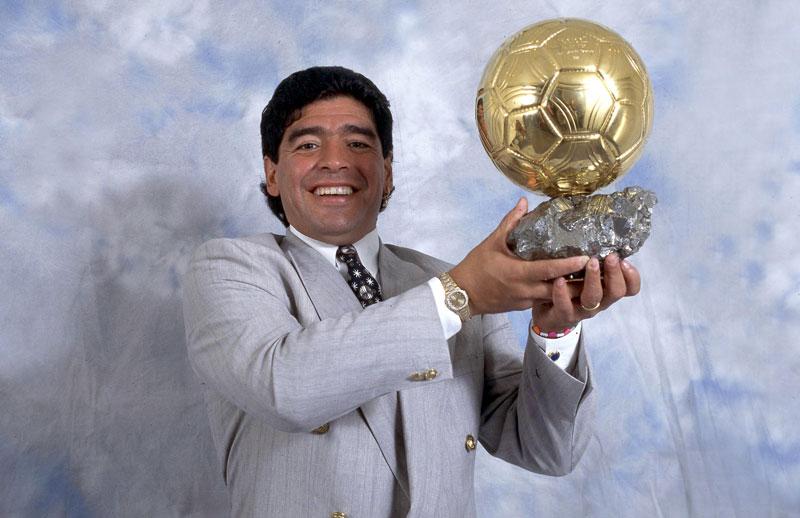 مارادونا والكرة الذهبية الشرفية