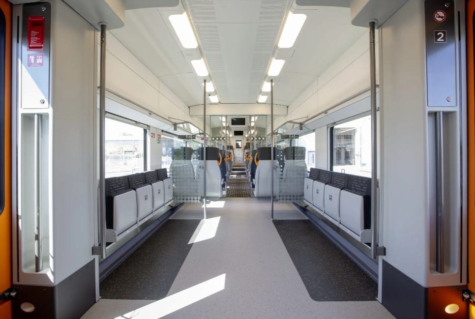 القطار من الداخل