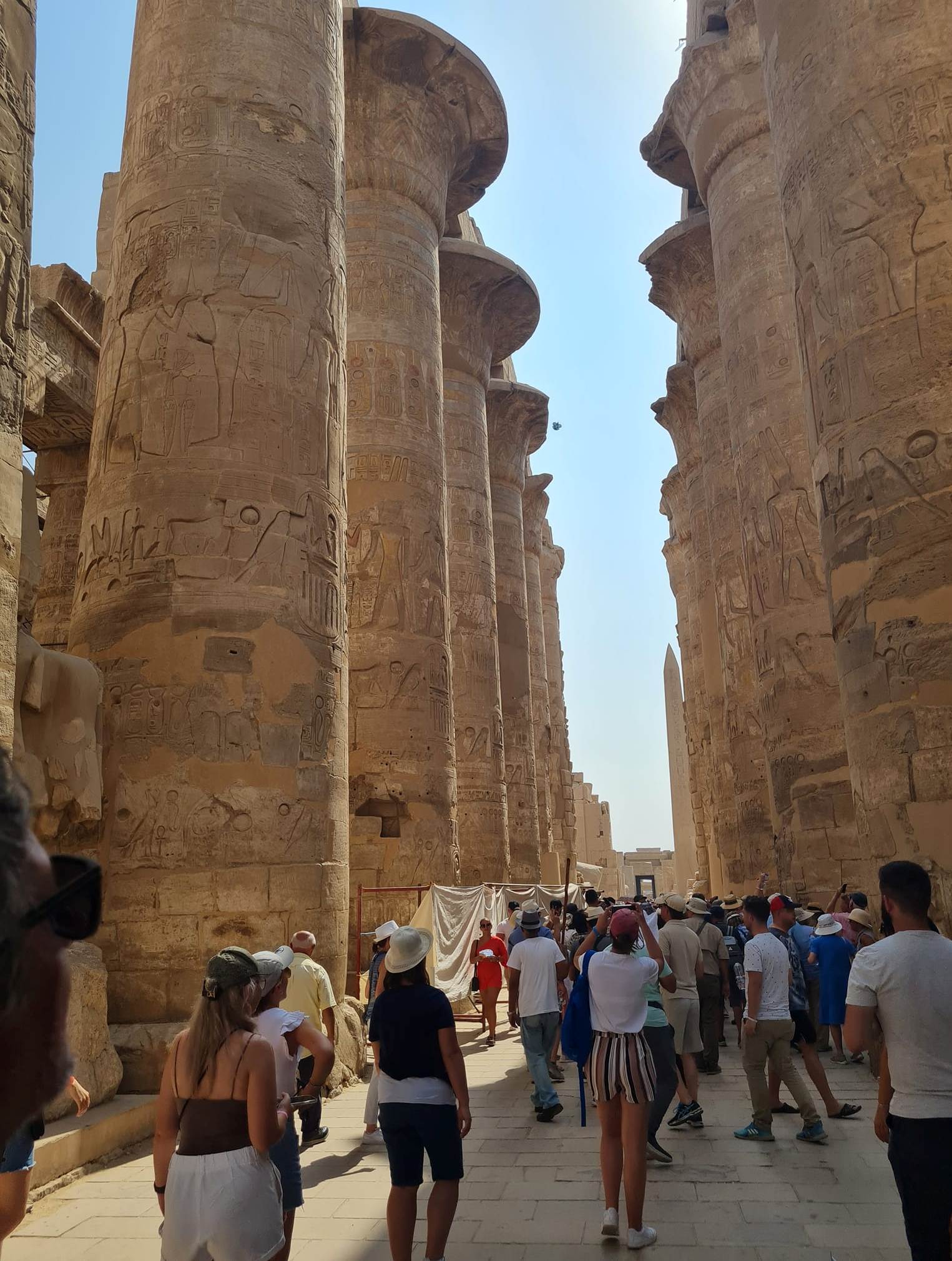 أفواج من حول العالم داخل المعابد