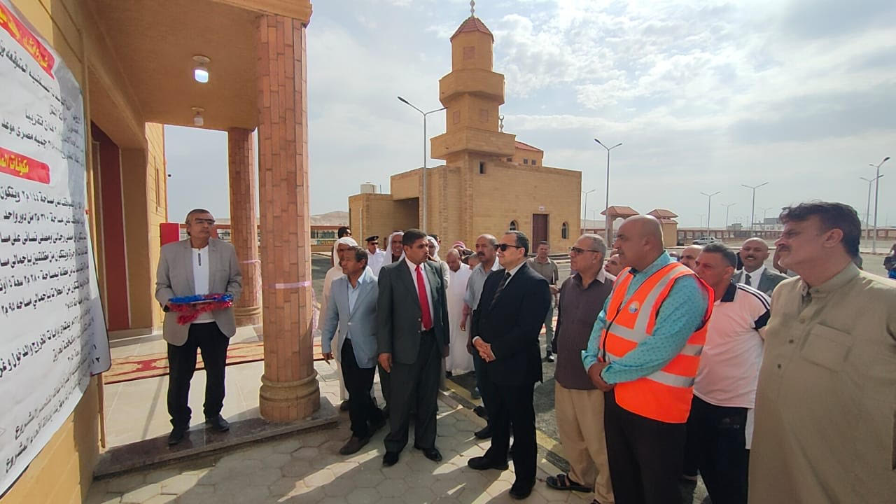 افتتاح موقف سيارات مدينة نخل الجديد بشمال سيناء (1)