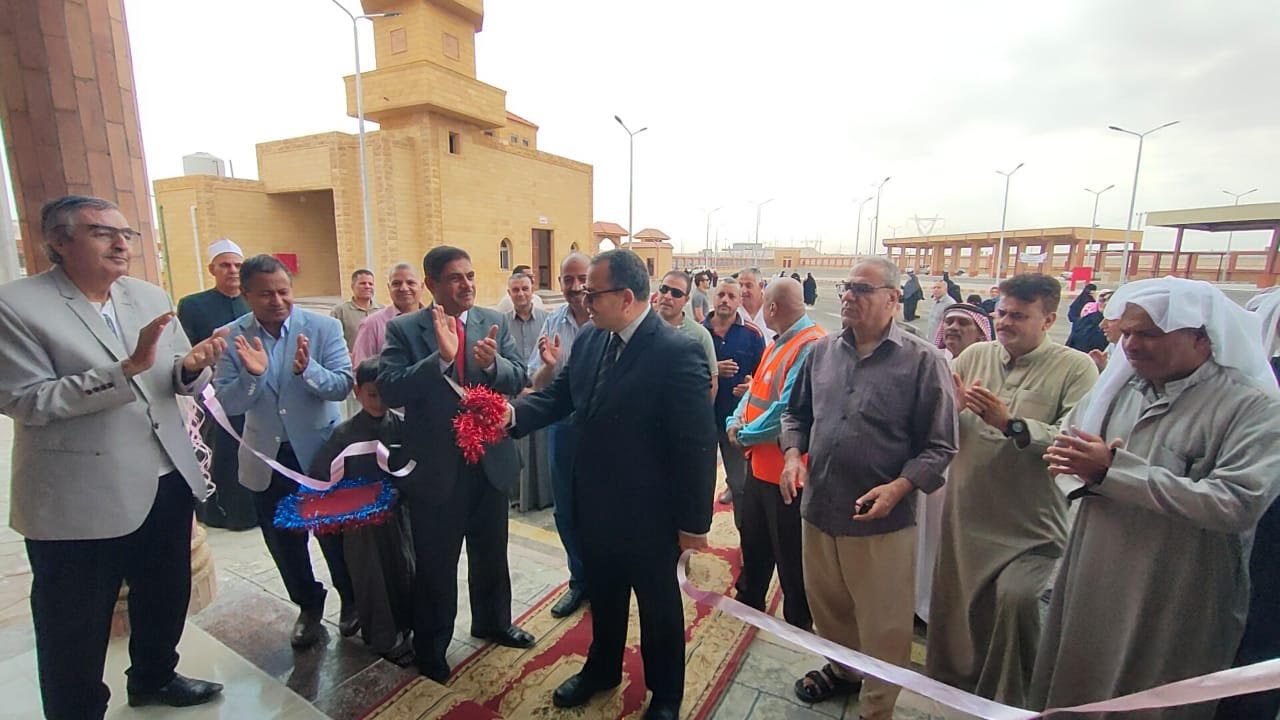 افتتاح موقف سيارات مدينة نخل الجديد بشمال سيناء (2)