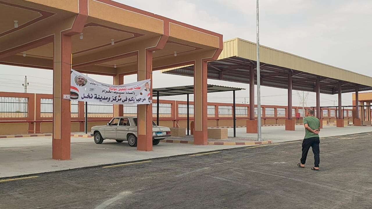 افتتاح موقف سيارات مدينة نخل الجديد بشمال سيناء (3)