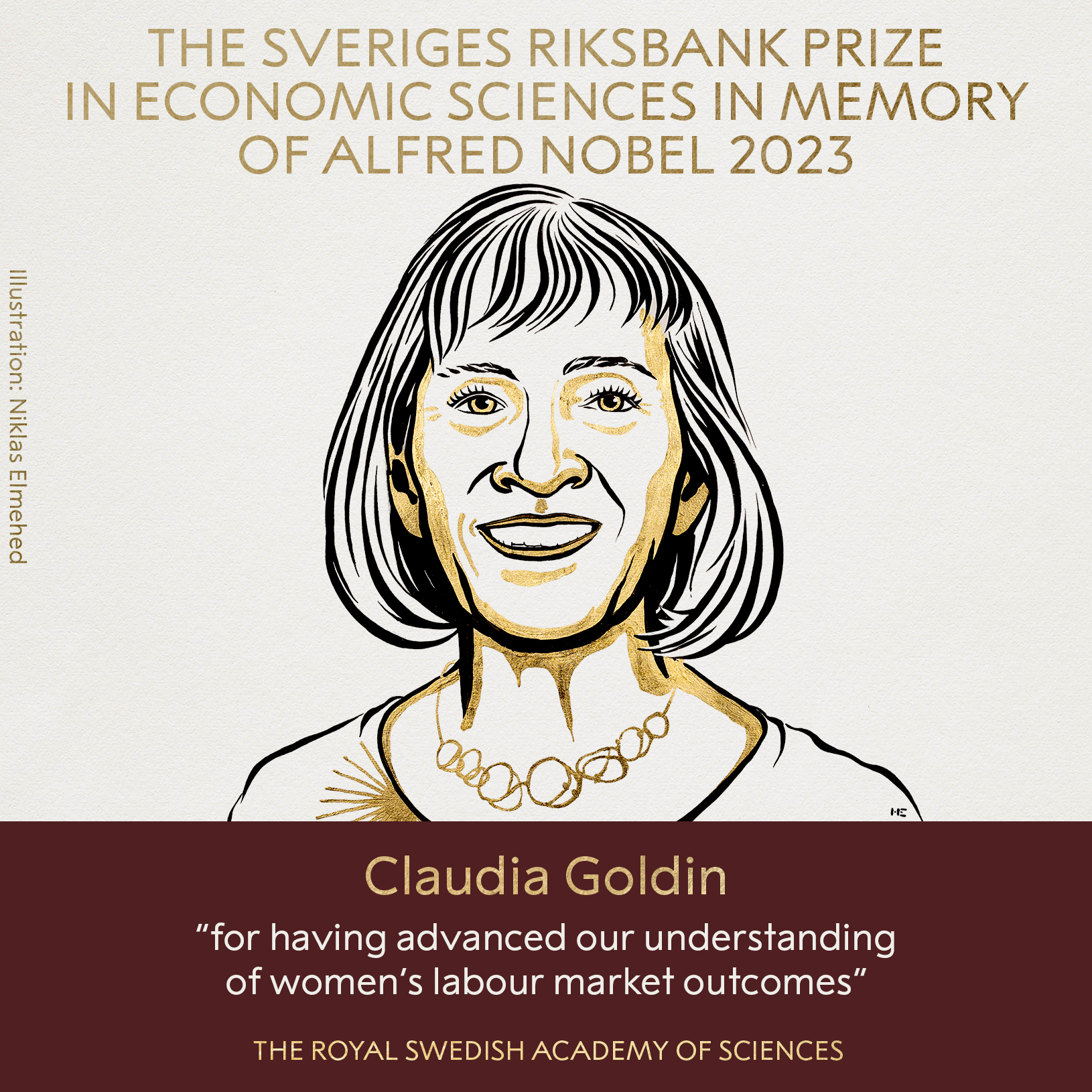 كلوديا جولدين الفائزة بجائزة نوبل للاقتصاد 2023