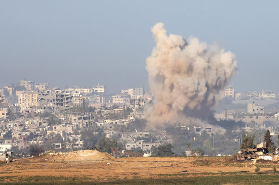 القصف الاسرائيلى على قطاع غزة