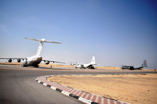 مطار-العريش-يستقبل-طائرات-المساعدات-