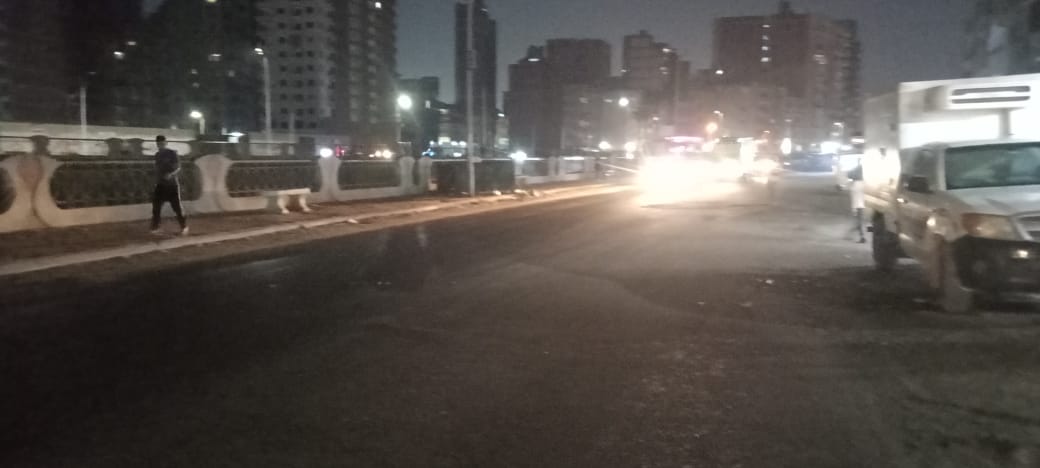هطول أمطار ليلا بكفر الشيخ