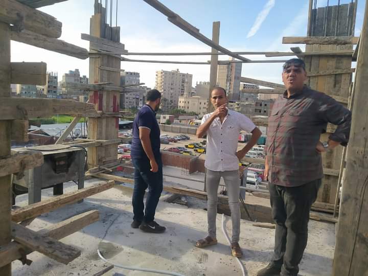 حملة لإيقاف البناء المخالف في حي المنتزة اول بالاسكندرية