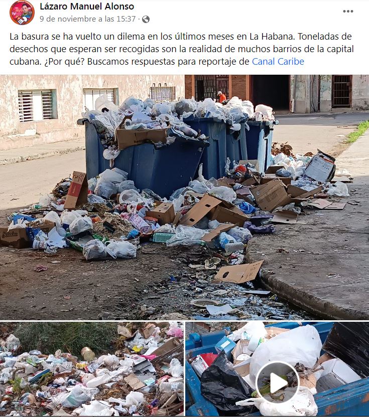 القمامة فى هافانا