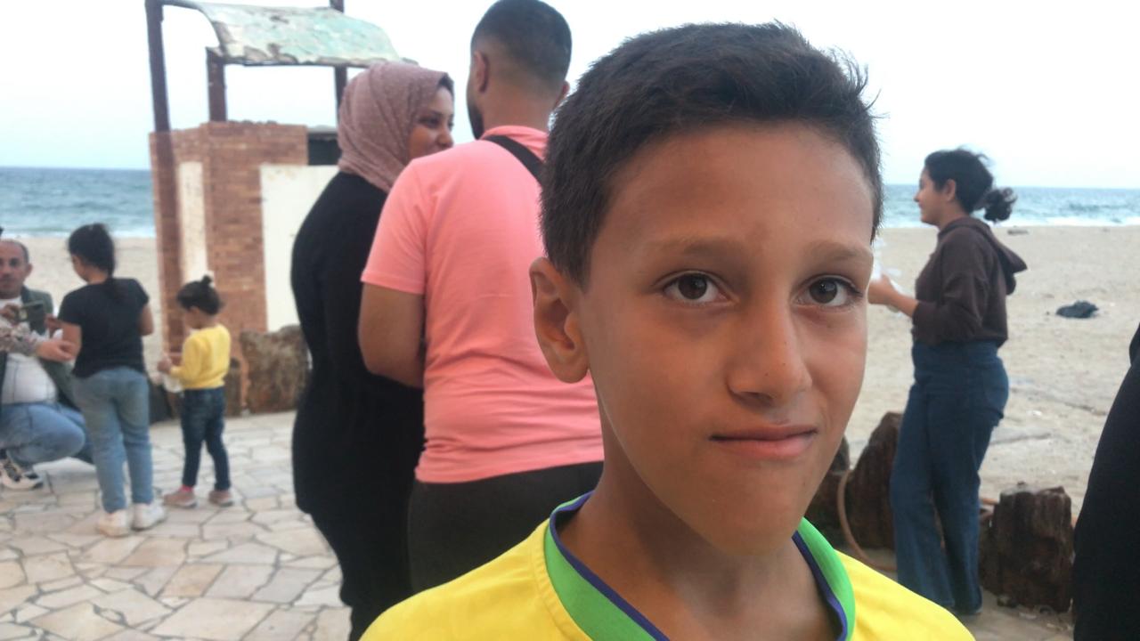 بدر طفل فلسطينى يحمل الجنسية البرازيلية