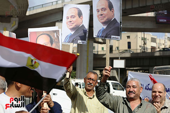 مسيرة تأييد المرشح عبد الفتاح السيسي (3)
