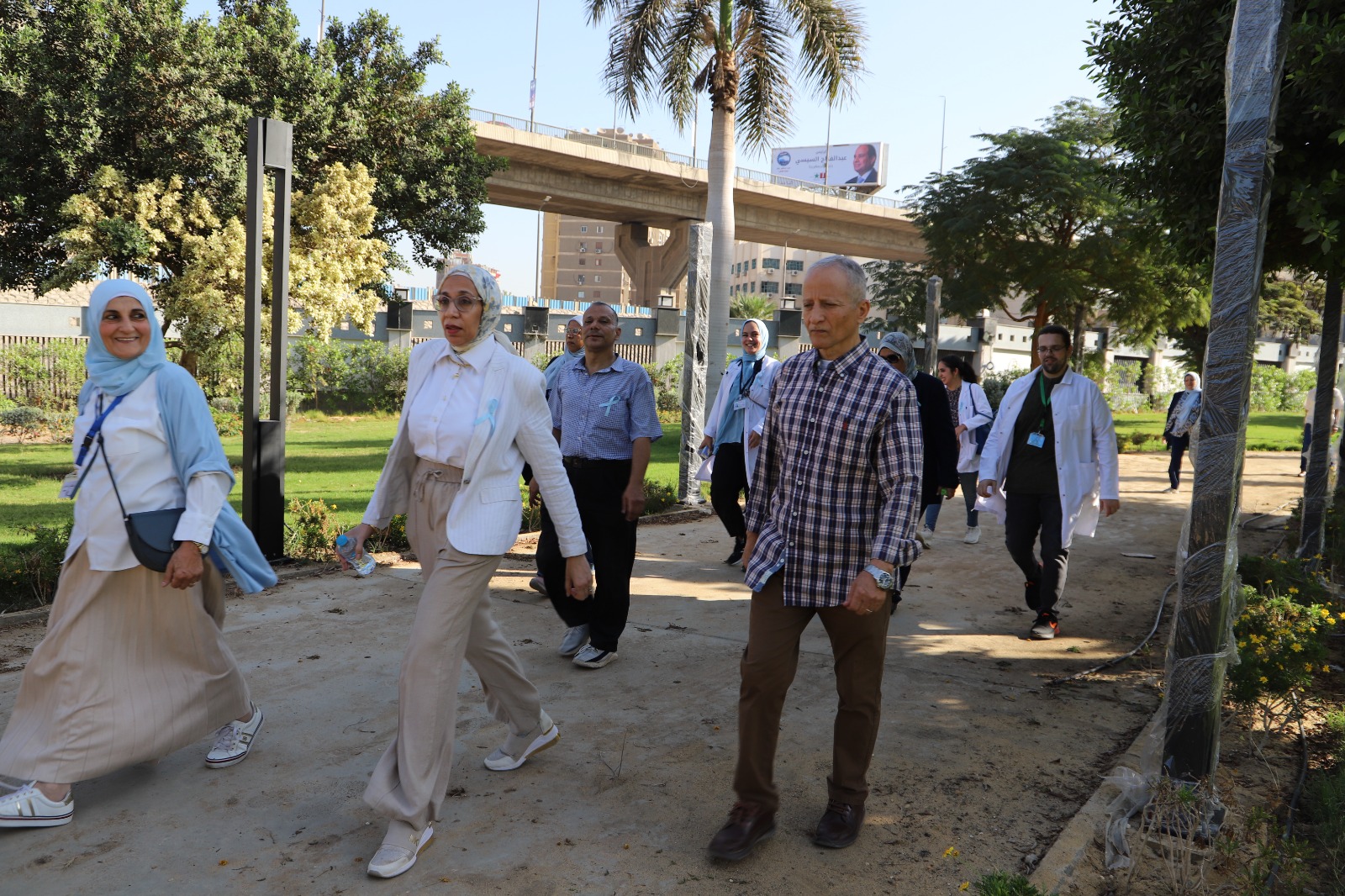 جولة للمشى وندوة توعية فى احتفالية كلية الطب جامعة عين شمس باليوم العالمى لمرض السكرى