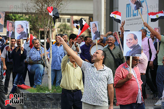 مسيرة تأييد المرشح عبد الفتاح السيسي (7)