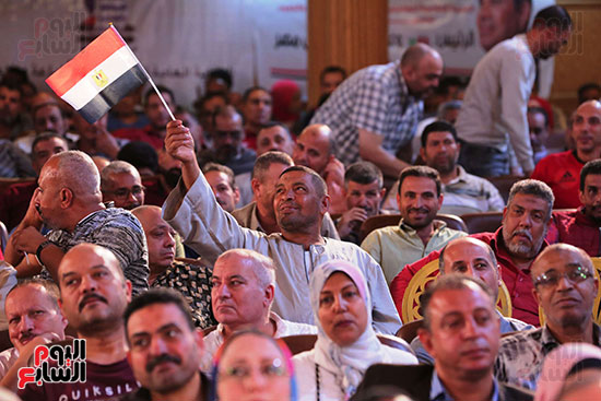 مؤتمر دعم المرشح الرئاسي عبد الفتاح السيسي بالانتخابات