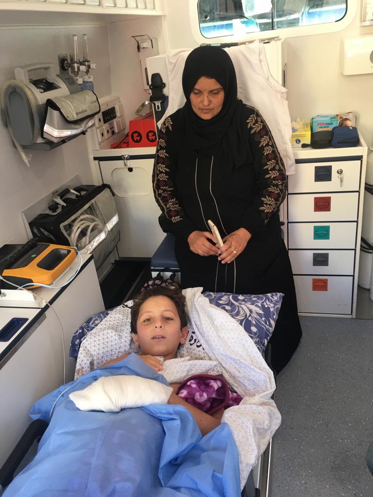 نقل الطفل الفلسطيني عبدالله كحيل للعلاج فى مصر