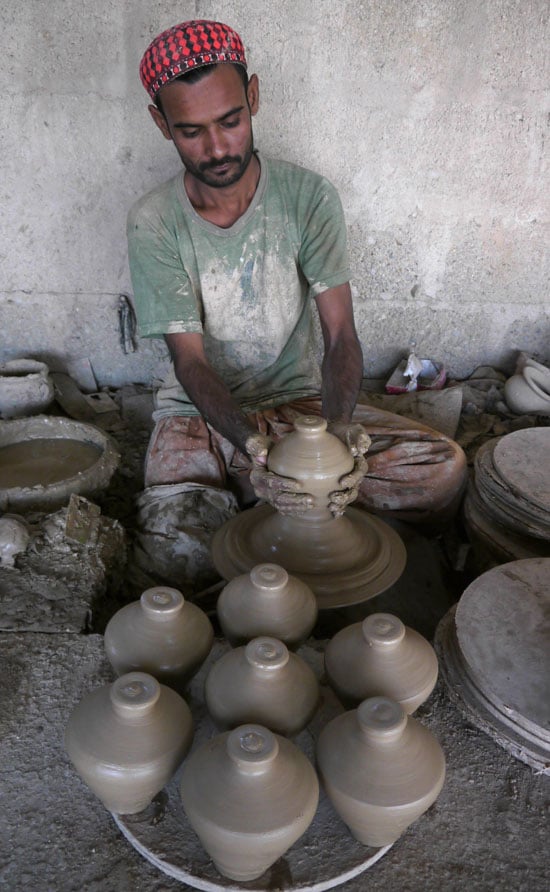 صناعة الفخار فى باكستان
