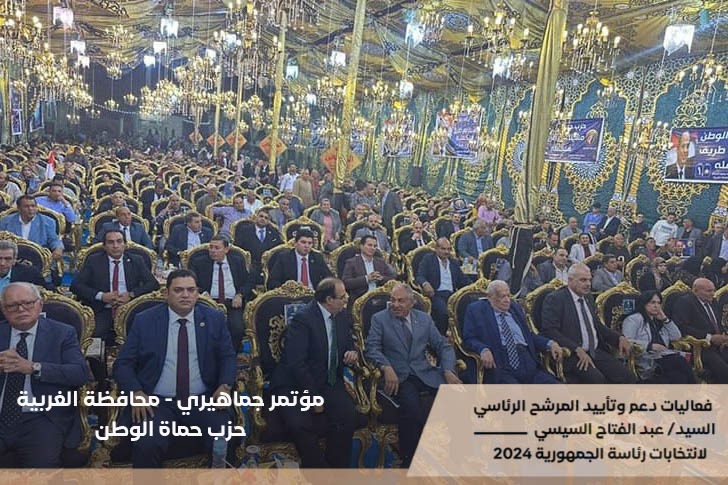 مؤتمر حزب حماة الوطن بمحافظة الغربية
