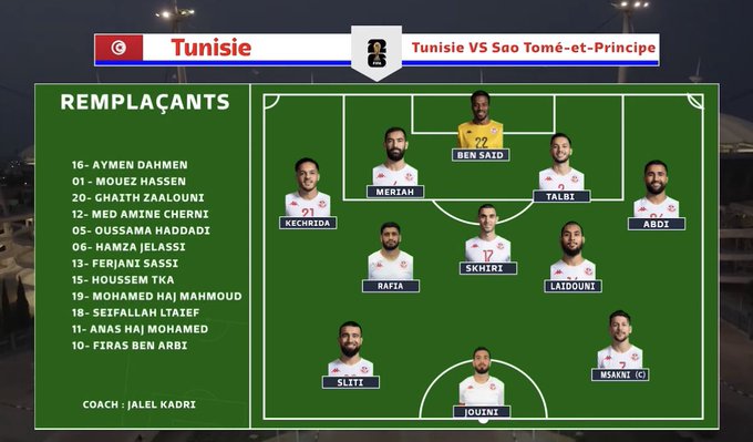 تشكيل منتخب تونس