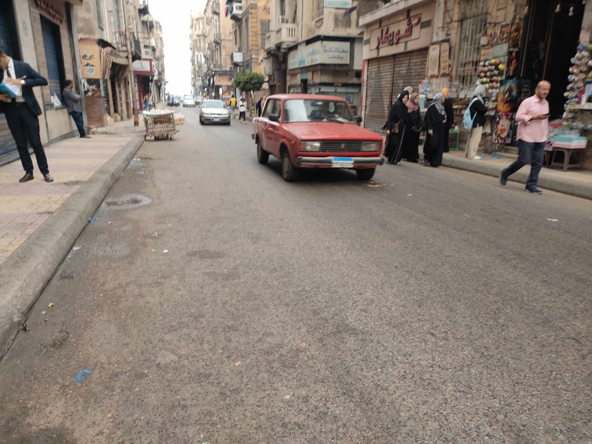 امطار  خفيفة علي وسط الإسكندرية