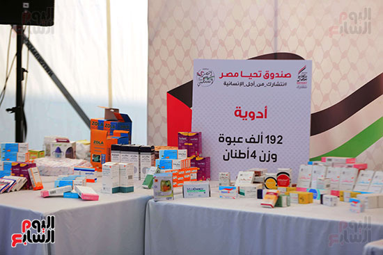 الأدوية ضمن قافلة المساعدات إلى غزة