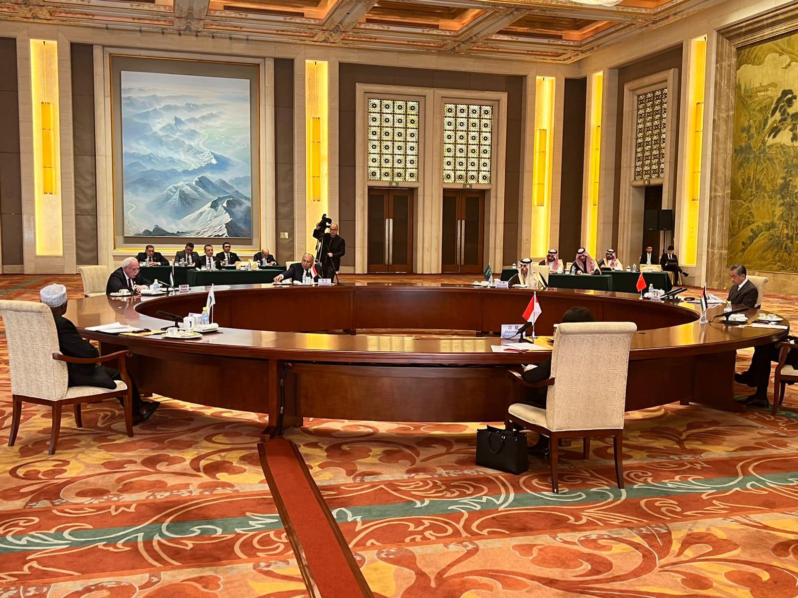 اجتماع وزراء خارجية مصر ودول عربية مع وزير خارجية الصين