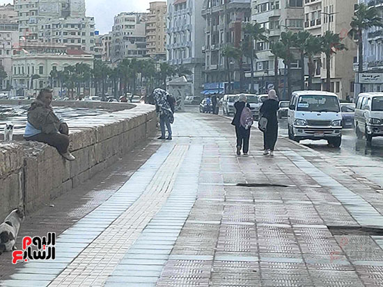 شوارع-الإسكندرية-تكسوها-الأمطار